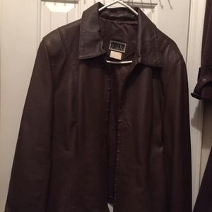Brown Leather coat